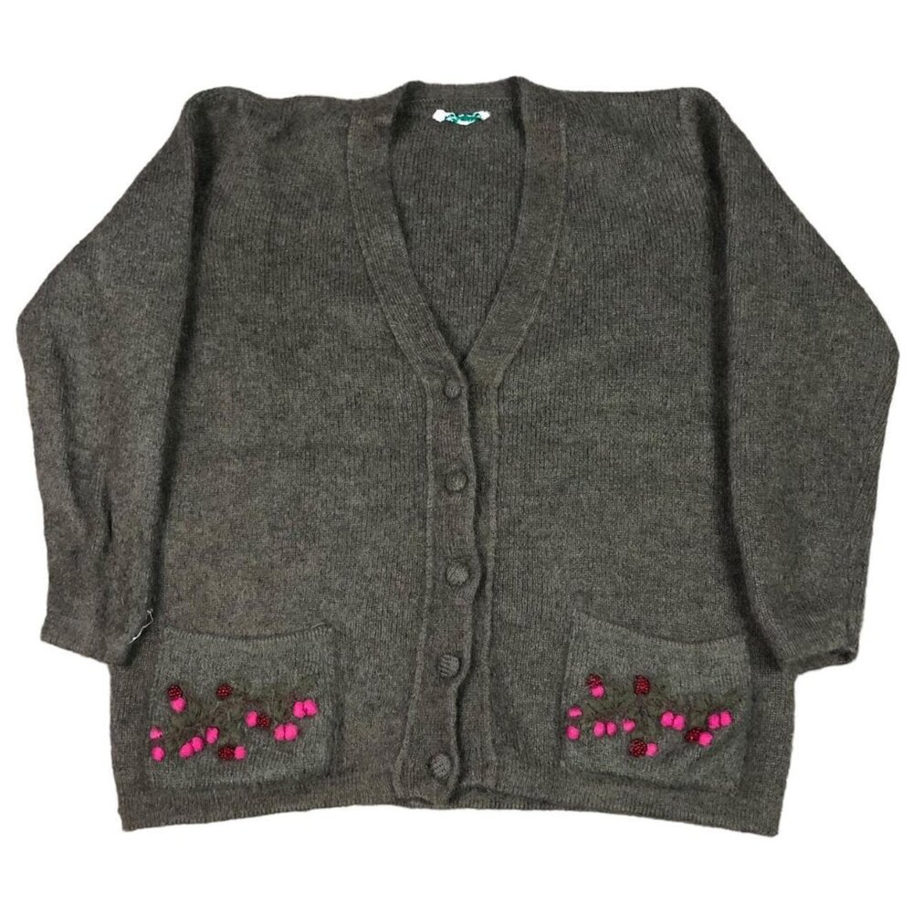 Vintage 80s‎ 90s LeAmiche Italian Cardigan Sweater Women's Medium